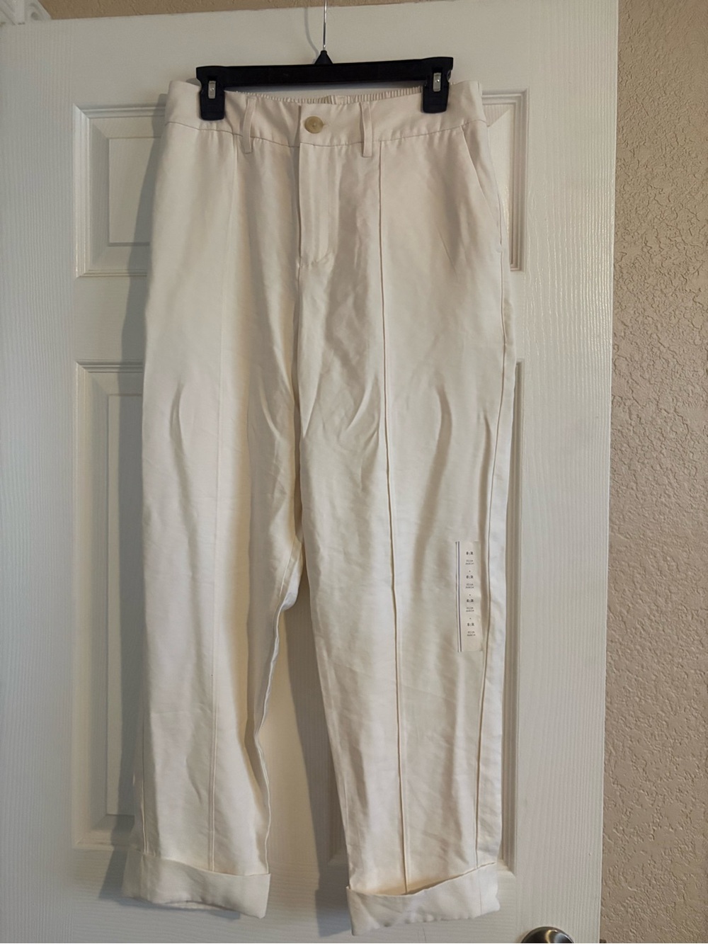 NWT A New Day Women's High Rise Slim Straight Leg Pintuck Ankle Pants